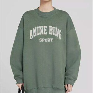 ANINE BING Sport green sweatshirt